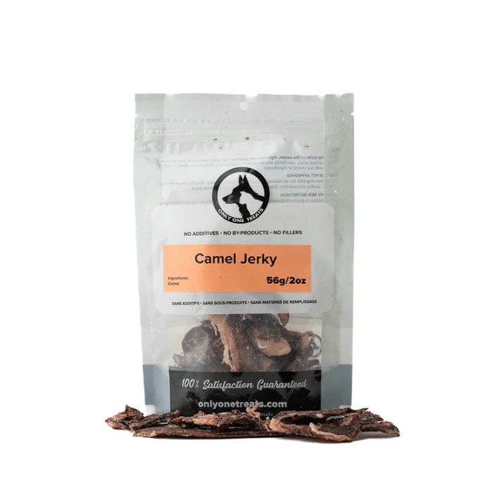 Yamas Gâteries Only One Treats - Jerky de chameau 56g Only One Treats - Jerky de chameau 56g
