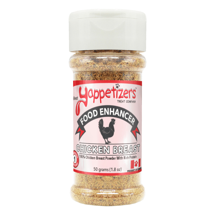 Yappetizers Rehausseur alimentaire - Blanc de poulet 100 % pur en poudre 50g