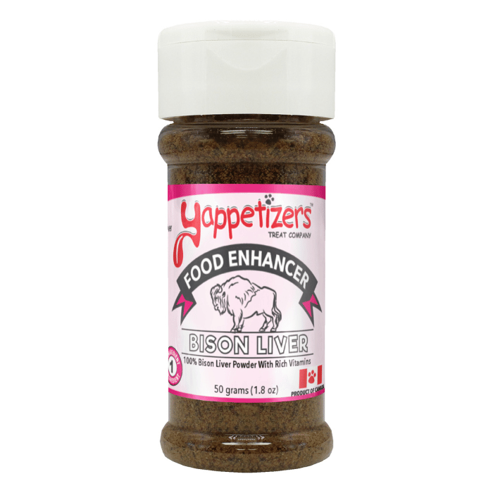 Yappetizers Rehausseur alimentaire - Foie de bison en poudre 100% pur