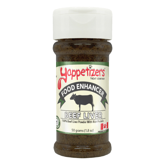 Toppers Powder Yappetizers - Beef Liver Food Topper Powder 50g - Sherbrooke Canin