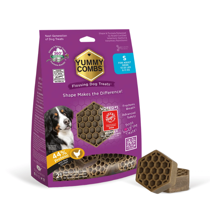 Yummy Combs Gâteries Small Gâteries dentaires Yummy Combs 12oz