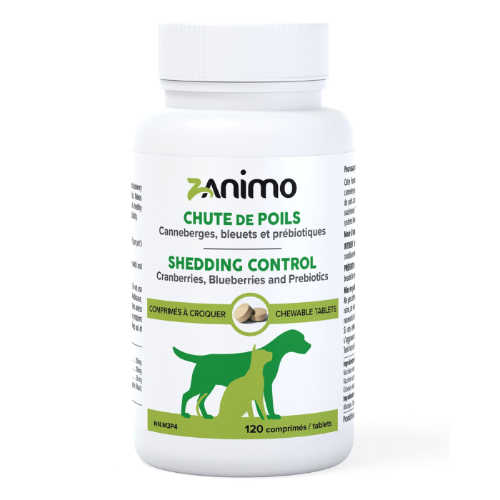Zanimo soins Zanimo Chute De Poils - Multivitamines & Prébiotiques, Pour Chiens Et Chat 120 Comprimés Zanimo Chute De Poils - Multivitamines & Prébiotiques, Pour Chiens Et Chat 120 Comprimés