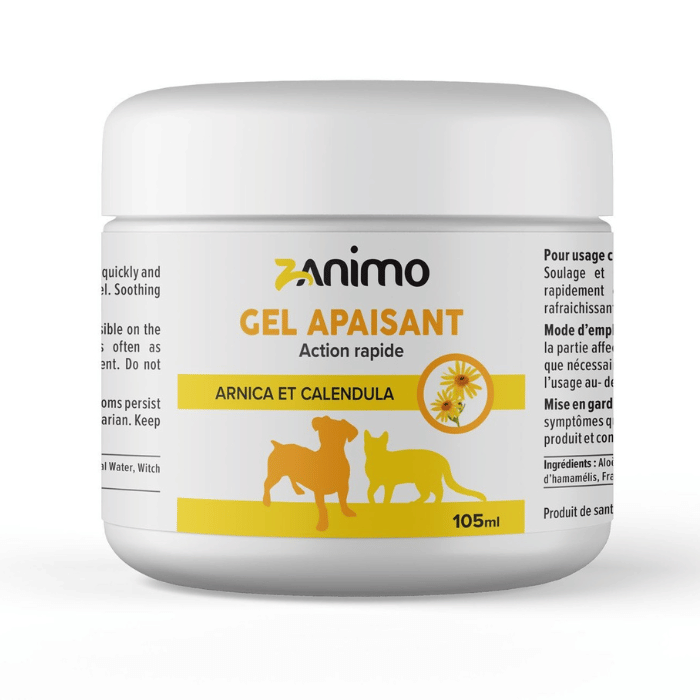Zanimo soins Zanimo Gel Apaisant, Arnica Et Calendula, Pour Chien Et Chat Zanimo Gel Apaisant, Arnica Et Calendula, Pour Chien Et Chat