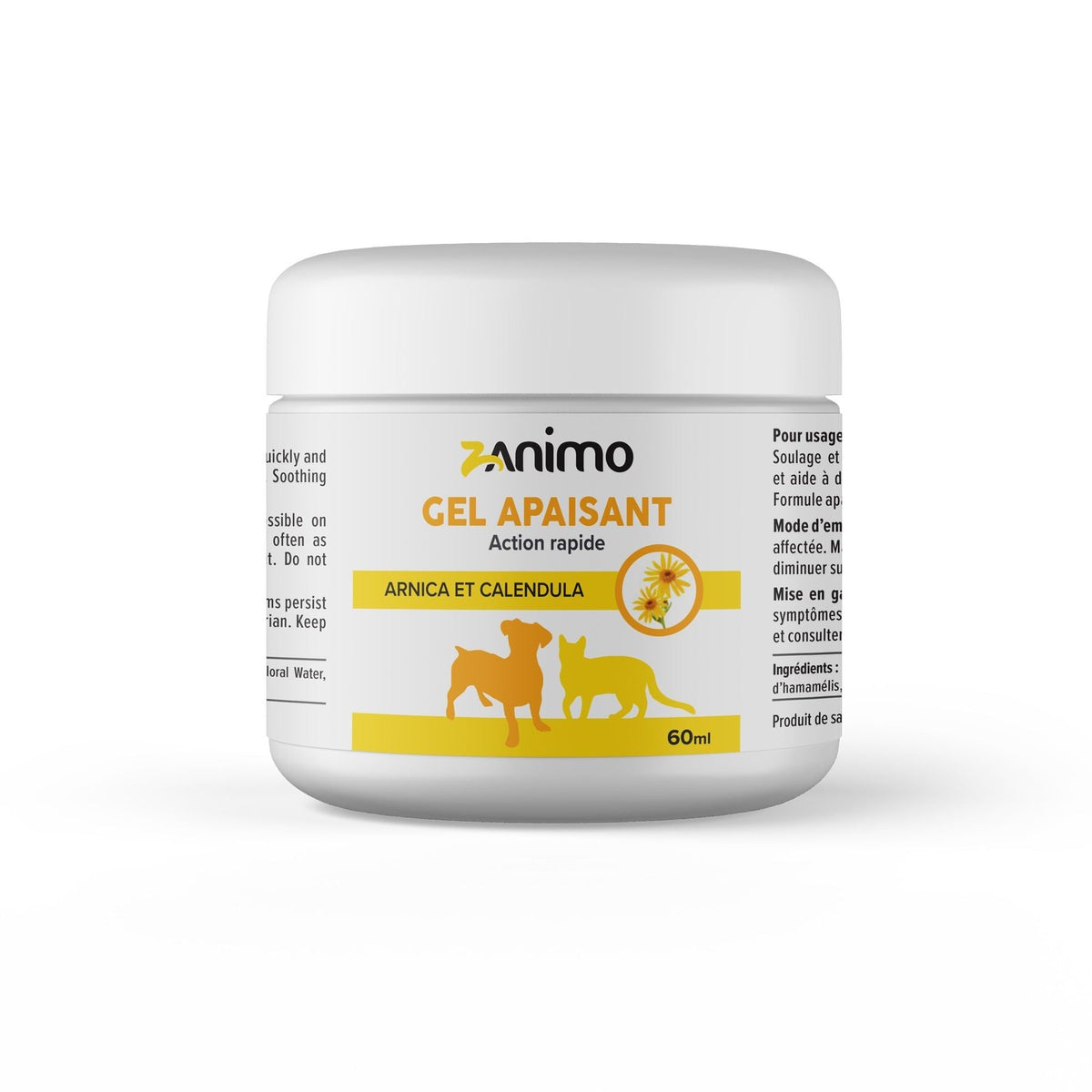 Zanimo soins Zanimo Gel Apaisant, Arnica Et Calendula, Pour Chien Et Chat Zanimo Gel Apaisant, Arnica Et Calendula, Pour Chien Et Chat