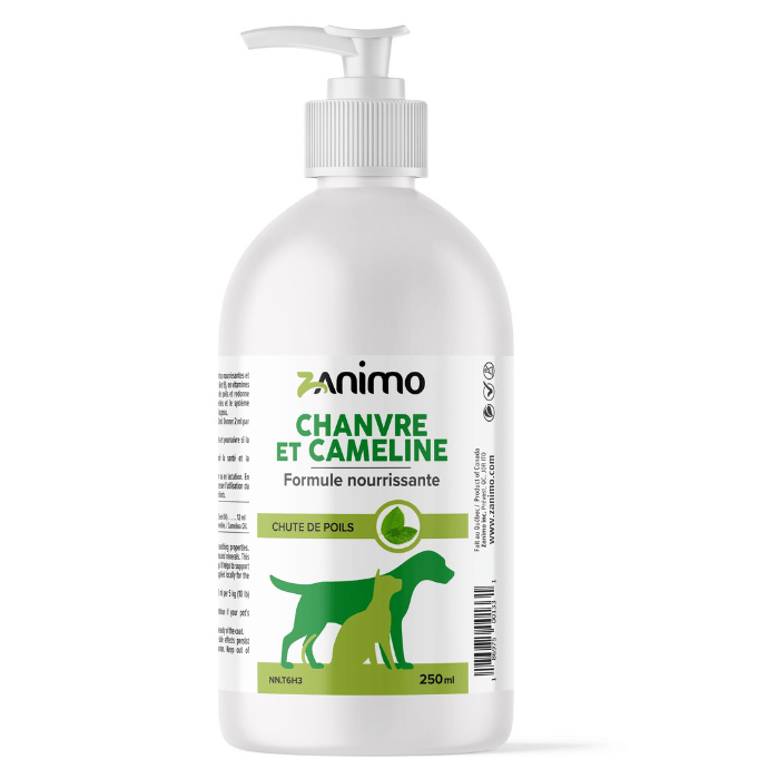 Zanimo soins 250ml Zanimo Huile De Chanvre Et Caméline, Formule Nourrissante - Chute De Poils, Pour Chien Et Chat Zanimo Huile De Chanvre Et Caméline, Formule Nourrissante - Chute De Poils, Pour Chien Et Chat