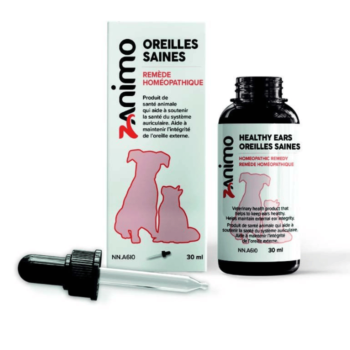Zanimo soins Zanimo Remède Homéopathique, Pour Chien Et Chat - Oreilles Saines 30ml Zanimo Remède Homéopathique, Pour Chien Et Chat - Oreilles Saines 30ml