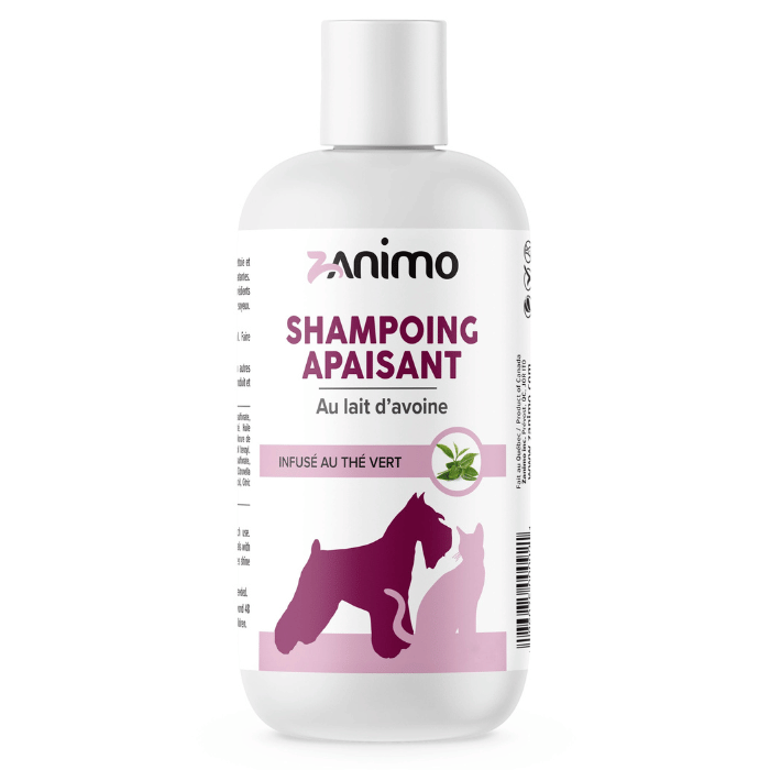 Zanimo soins 125ml Zanimo Shampoing Apaisant Au Lait D'avoine, Pour Chien Et Chat - Infusé De Thé Vert Zanimo Shampoing Apaisant Au Lait D'avoine, Pour Chien Et Chat - Infusé De Thé Vert
