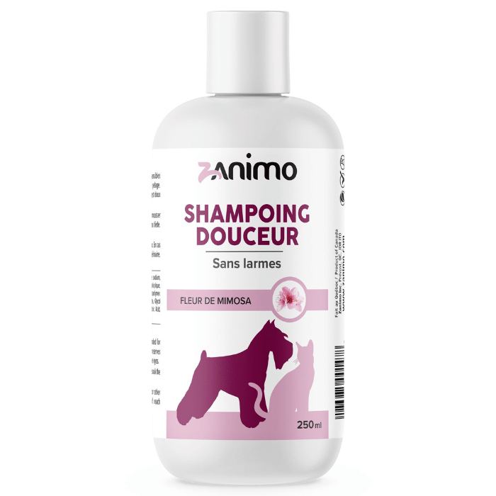 Zanimo soins 250ml Zanimo Shampoing Douceur, Sans Larme, Pour Chien Et Chat - Fleur De Mimosa Zanimo Shampoing Douceur, Sans Larme, Pour Chien Et Chat - Fleur De Mimosa