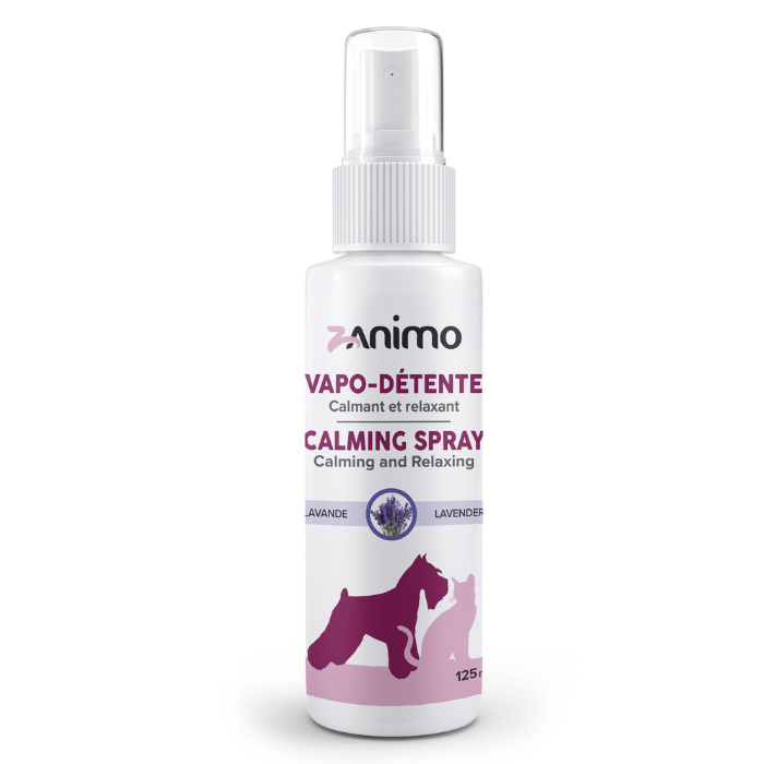 Zanimo soins Zanimo Vapo-détente, Calmant Et Relaxant, Pour Chien Et Chat - Agrumes & Lavande 125ml Zanimo Vapo-détente, Calmant Et Relaxant, Pour Chien Et Chat - Agrumes & Lavande 125ml