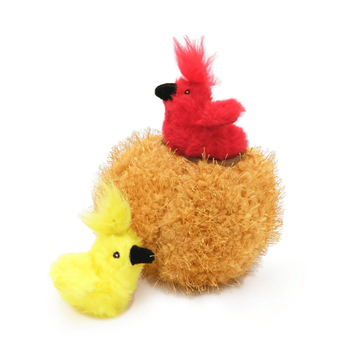 Zippy Paws Peluches ZippyClaws Burrow – Oiseaux dans un nid