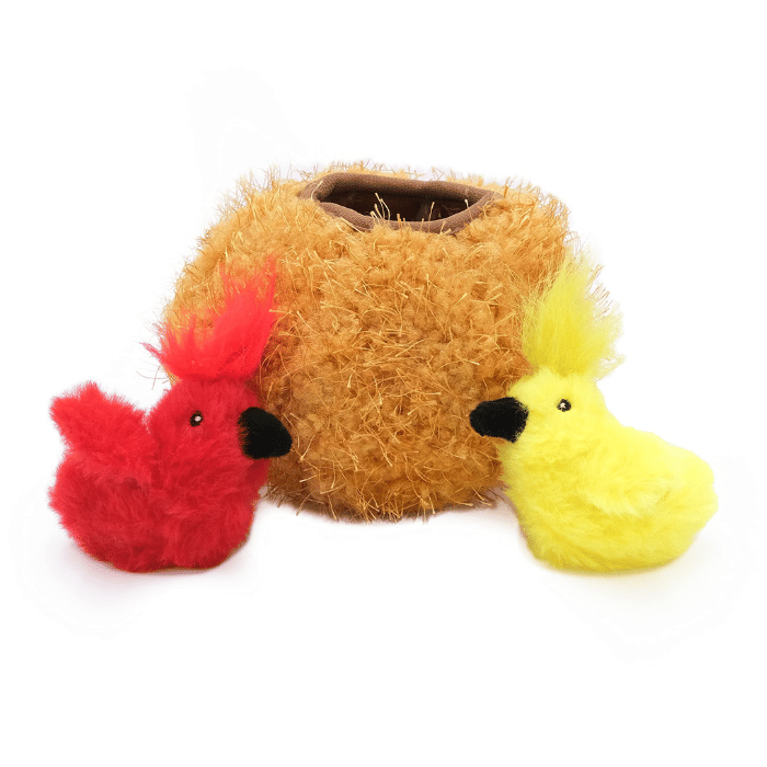 Zippy Paws Peluches ZippyClaws Burrow – Oiseaux dans un nid