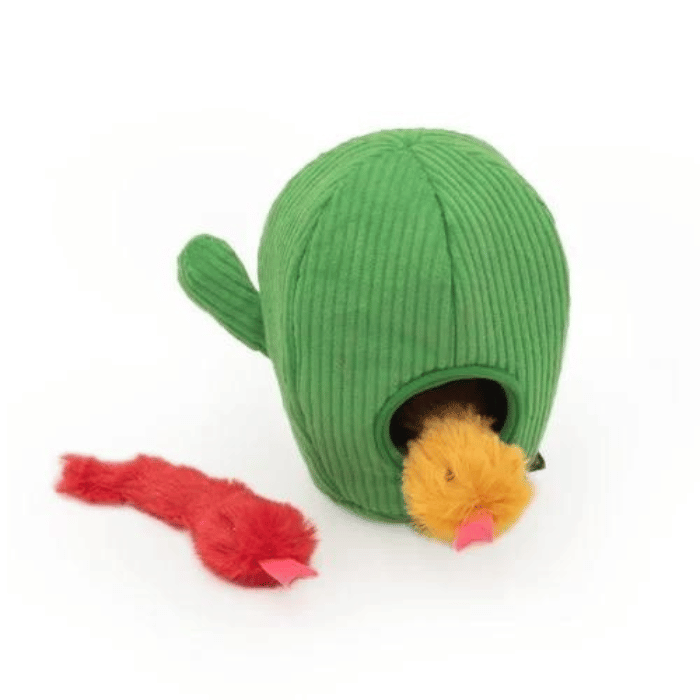 Zippy Paws Peluches ZippyClaws Burrow – Serpents dans le cactus