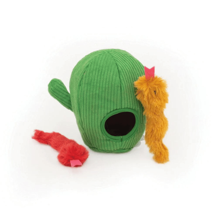 Zippy Paws Peluches ZippyClaws Burrow – Serpents dans le cactus