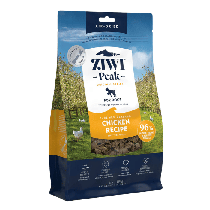 Ziwi Peak nourriture Nourriture pour chien Poulet séché à l’air Ziwi Nourriture pour chien Poulet séché à l’air Ziwi