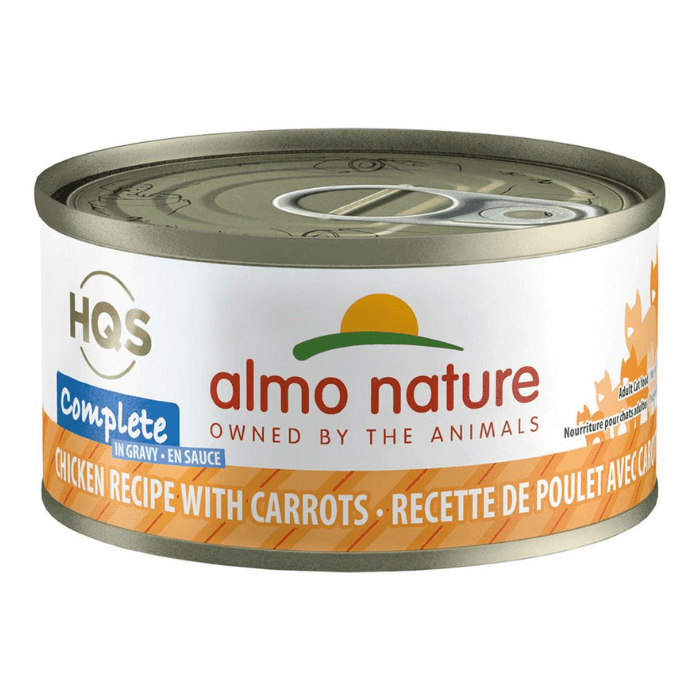 Almo Nature nourriture chat Nourriture pour chats HFC Complète - poulet et carotte 70g