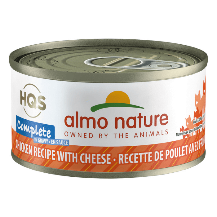 Almo Nature nourriture chat Nourriture pour chats HFC Complète - poulet et fromage en sauce 70g