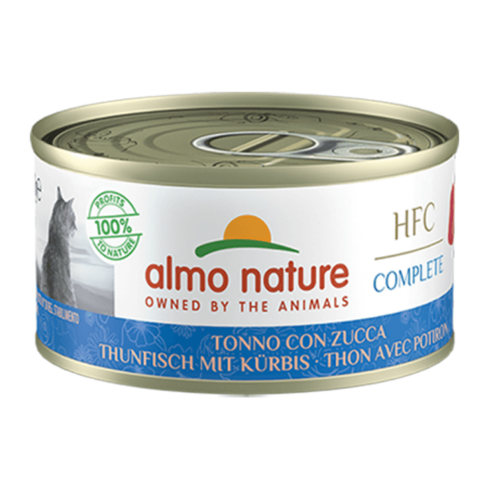 Almo Nature nourriture chat Nourriture pour chats HFC Complète - thon et citrouille en sauce 70g