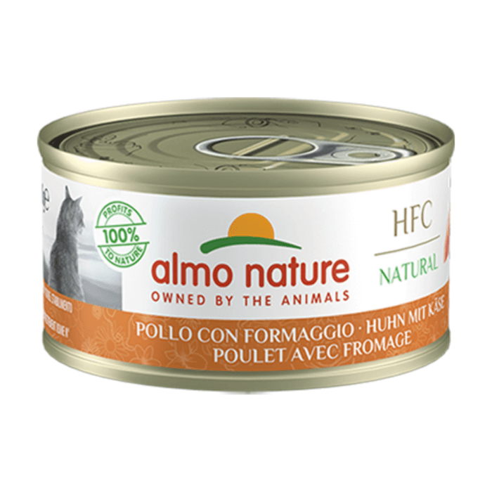 Almo Nature nourriture chat Nourriture pour chats HFC Natural - Poulet et fromage