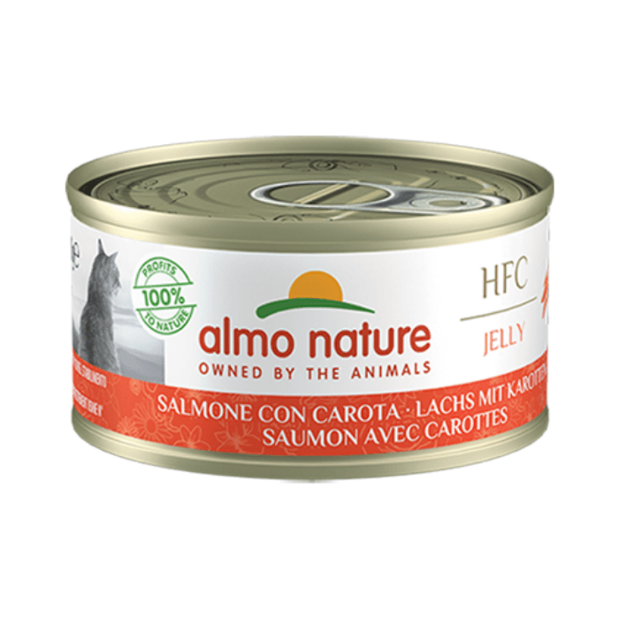 Almo Nature nourriture chat Nourriture pour chats HFC Natural - Saumon avec carottes