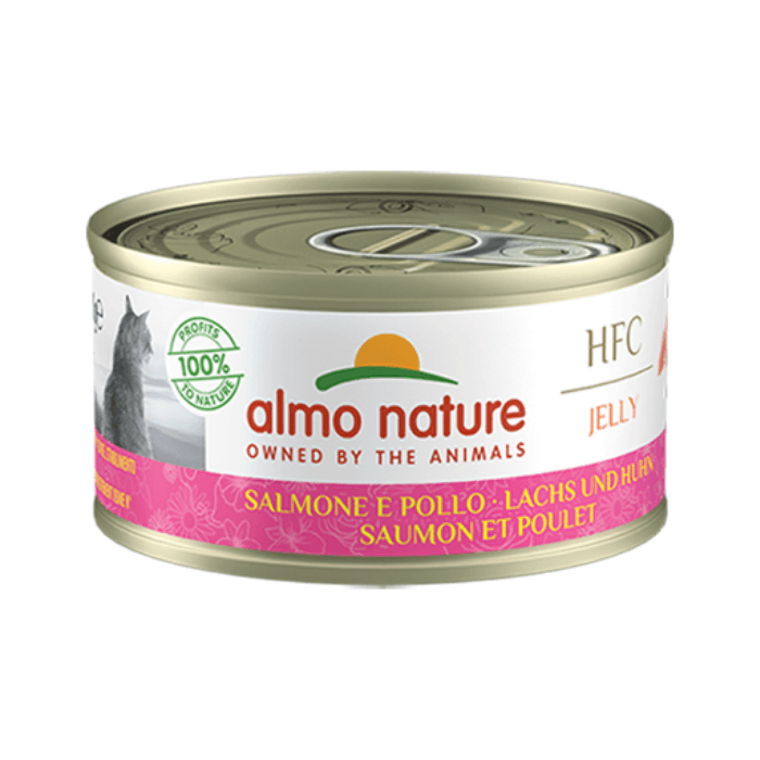 Almo Nature nourriture chat Nourriture pour chats HFC Natural - Saumon et poulet