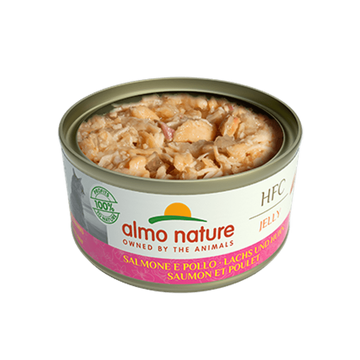 Almo Nature nourriture chat Nourriture pour chats HFC Natural - Saumon et poulet