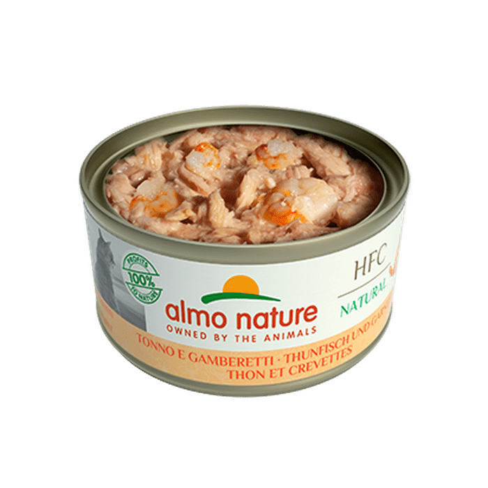 Almo Nature nourriture chat Nourriture pour chats HFC Natural - Thon et crevette