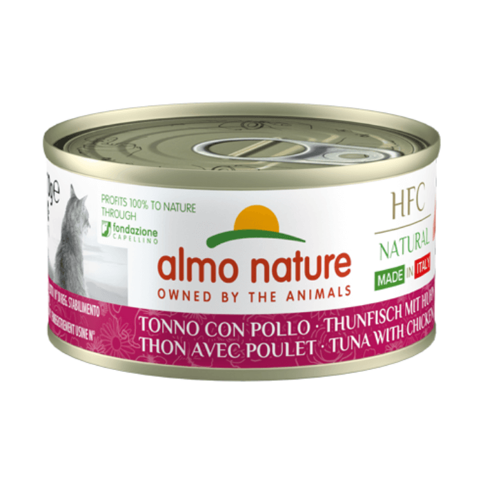 Almo Nature nourriture chat Nourriture pour chats HFC Natural - Thon et poulet