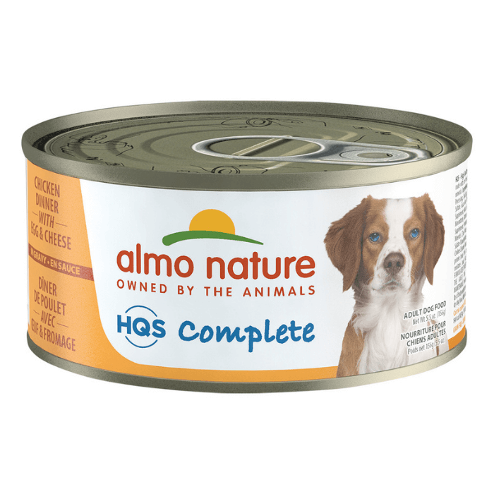 Almo Nature nourriture humide Nourriture  humide pour chiens - complète HFC Poulet avec fromage et oeuf 156g