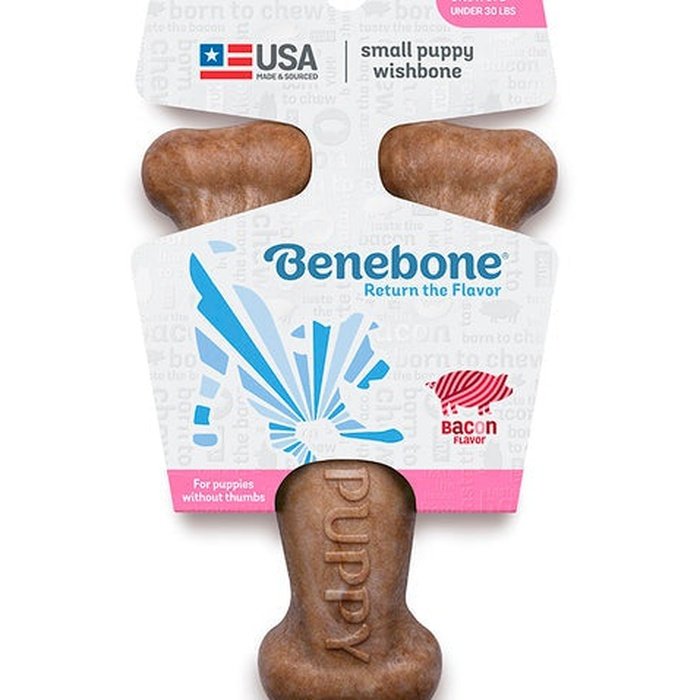 Benebone Jouet Jouet à gruger Benebone Wishbone Puppy saveur de bacon