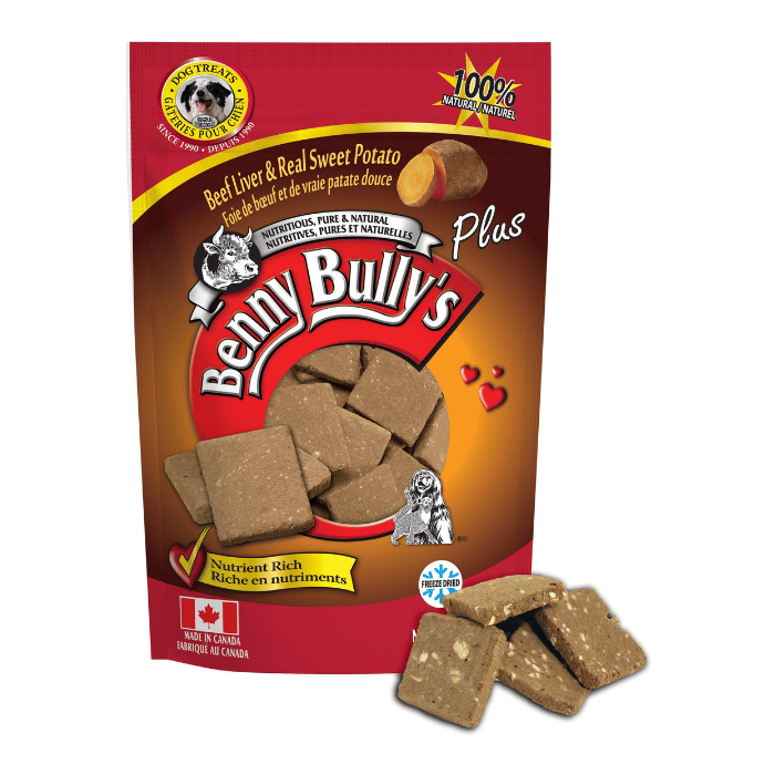 Benny's bully Gâteries Gâteries Pour Chien - Foie De Boeuf Plus Patate douce 58g