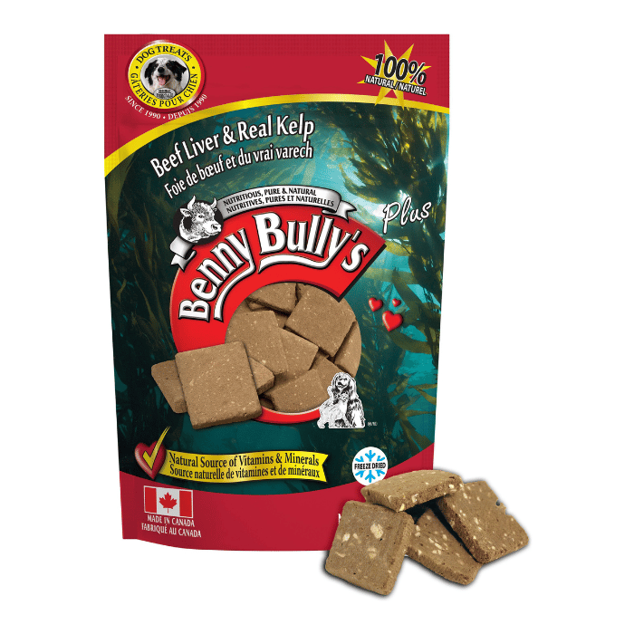 Benny's bully Gâteries Gâteries Pour Chien - Foie De Boeuf Plus Varech 58g