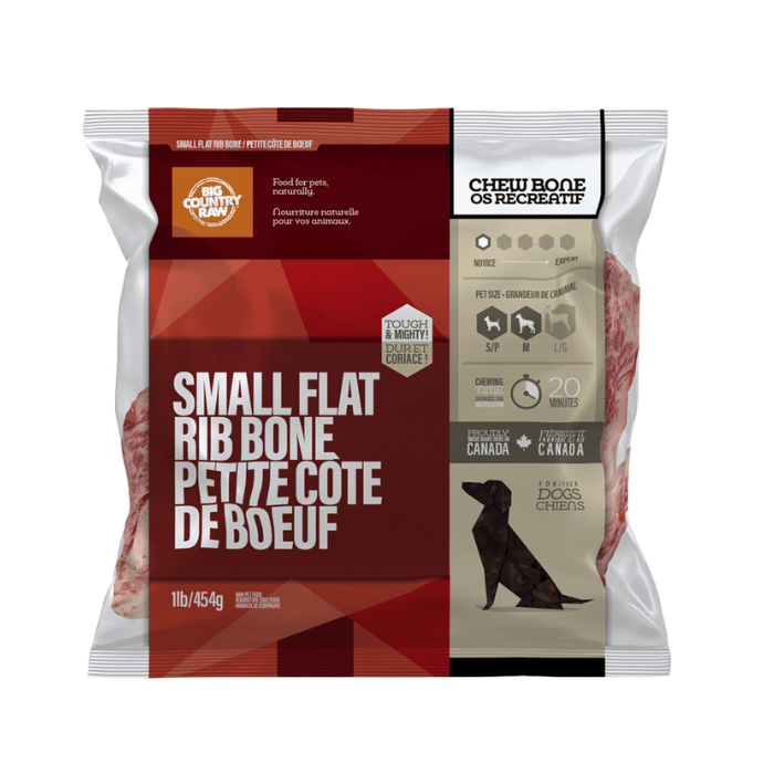 Petites côtes de bœuf congelé 1 lb - Sherbrooke Canin