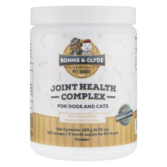 Bonnie &amp; Clyde supplement Formule santé articulaire pour chiens &amp; chats 129g