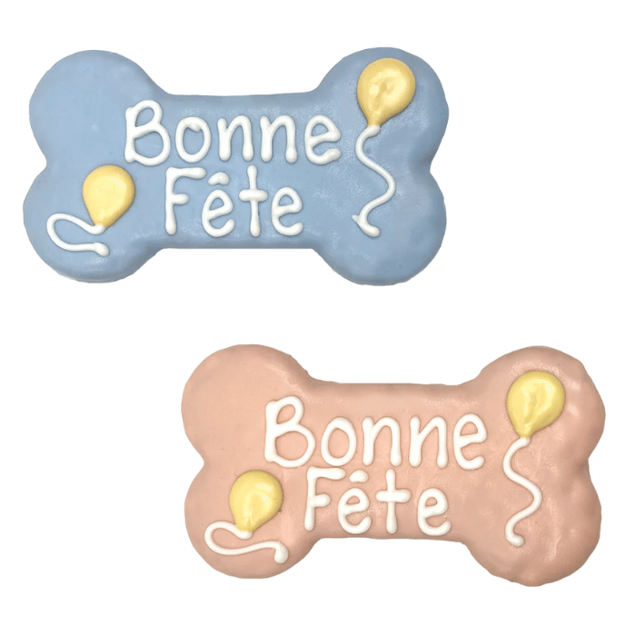 Bosco and Roxy's biscuit Biscuit pour chiens - Bonne Fête 6" couleur