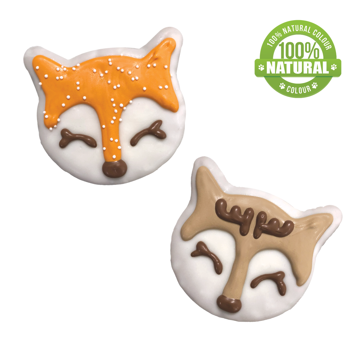 Bosco and Roxy&#39;s biscuit Biscuit pour chiens - Fox And Deer Snow Cute