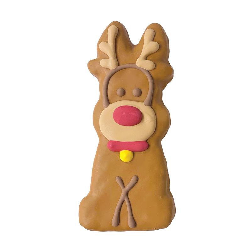 Bosco and Roxy&#39;s biscuit Biscuit pour chiens - Grand renne ou bonhomme de neige