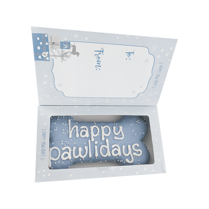 Bosco and Roxy&#39;s biscuit Biscuit pour chiens- Happy Pawlidays 6&#39;&#39;