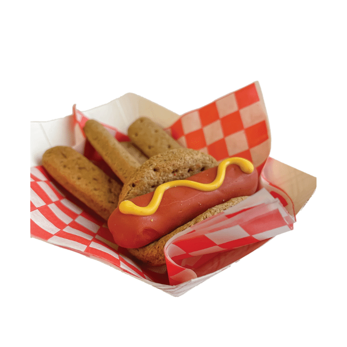 Bosco and Roxy's biscuit Biscuit pour chiens - Hot dog et frites camp de jour