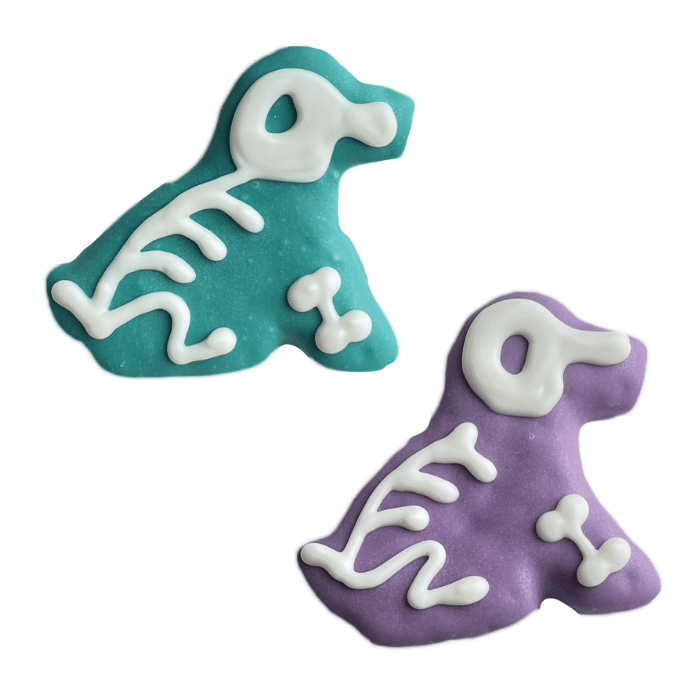Bosco and Roxy&#39;s biscuit Biscuit pour chiens - Skeleton Halloween