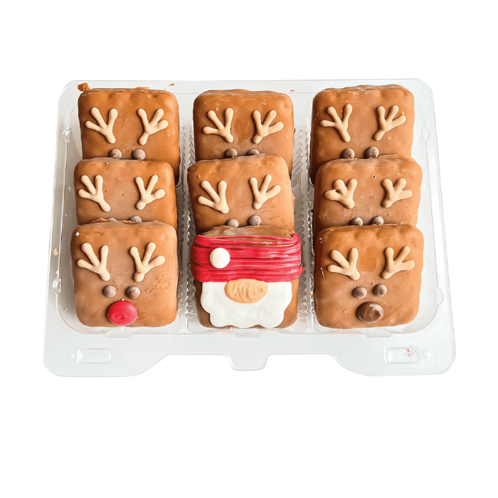 Bosco and Roxy's biscuit Père Noël et ses rennes paquet de 9