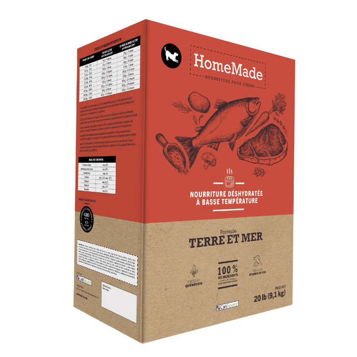 Canisource 2.5kg Canisource Homemade Nourriture Pour Chien, Terre Et Mer