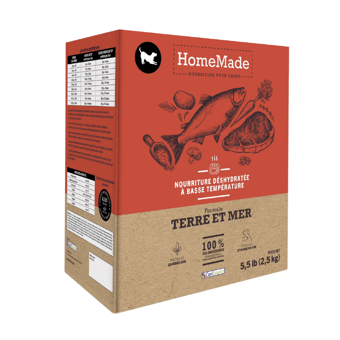 Canisource 2.5kg Canisource Homemade Nourriture Pour Chien, Terre Et Mer