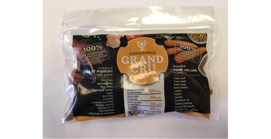 Canisource exclus Échantillon CaniSource Chien 100G