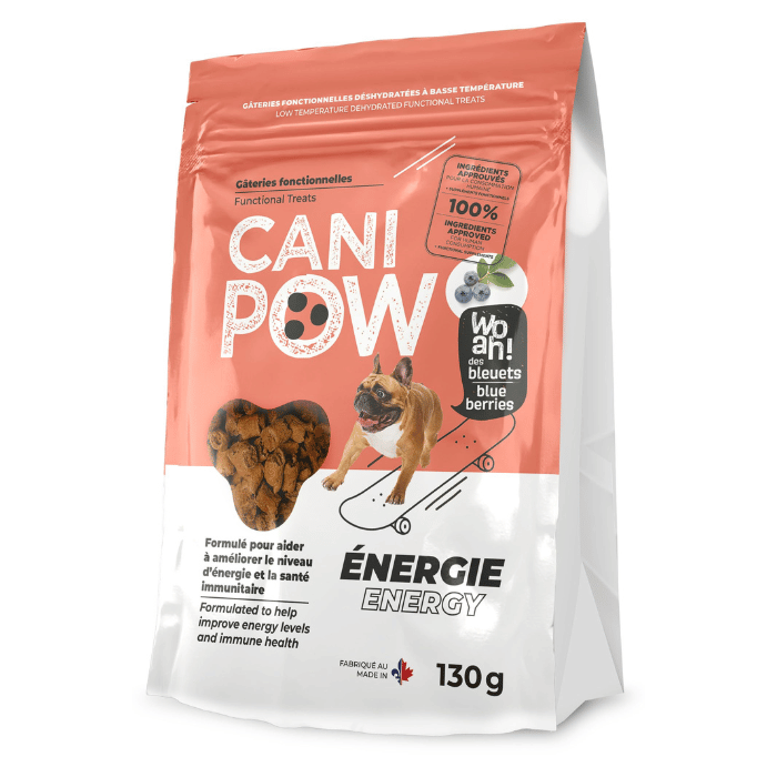 Canisource Gâteries Cani Pow Gâteries Fonctionnelles Pour Chien - énergie 130g
