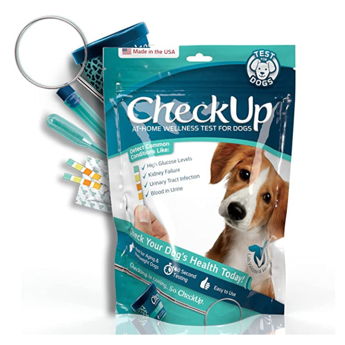 Coastline Global Kit d&#39;analyse d&#39;urine à domicile CheckUp pour chiens