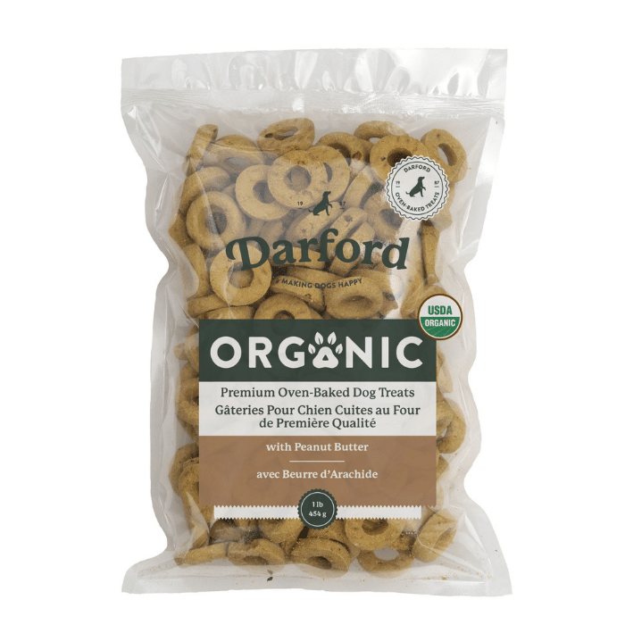 Darford biscuit Biscuits pour chiens Darford Organic - Beurre d&#39;arachide 1 lb