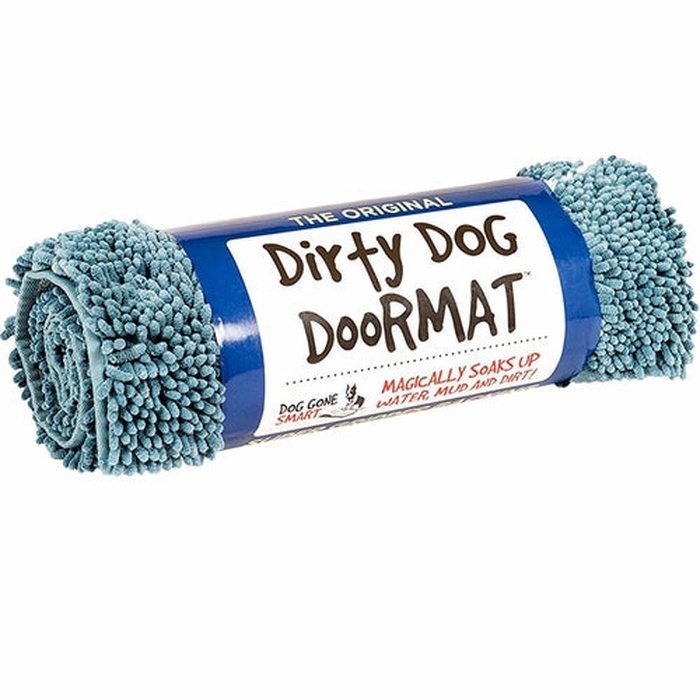 DogGoneSmart tapis absorbant Tapis super absorbant Dirty Paws Bleu