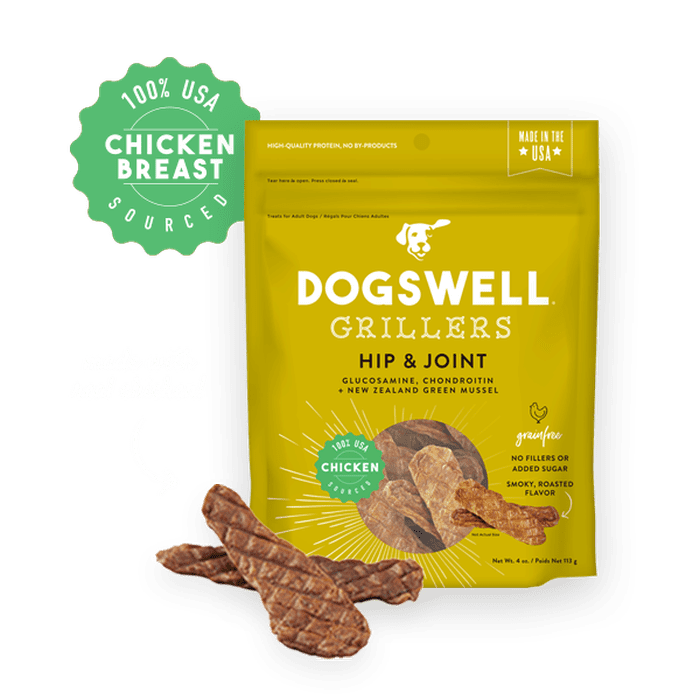 Dogswell Gâteries Gâteries pour chiens, articulations Hip &amp; Joint Chicken Grillers
