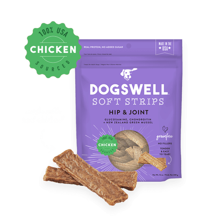 Dogswell Gâteries Gâteries pour chiens, languettes tendres Dogswell Hip &amp; Joint