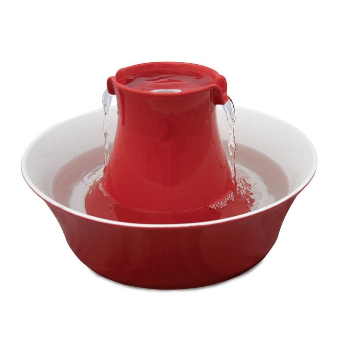 Drinkwell fontaine Fontaine en céramique pour animaux Drinkwell avalon Rouge